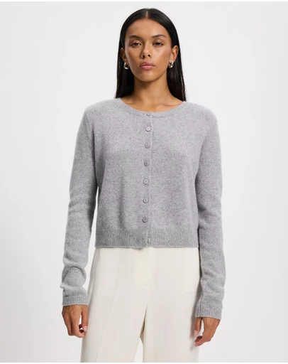 Reformation - Clara Cashmere Crew Cardigan