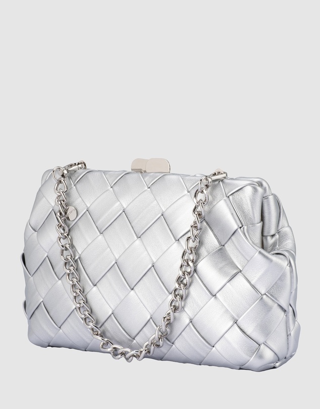 Olga Berg - Quinn Woven Clutch