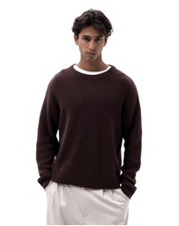 AERE - Organic Cotton Fisherman Rib Jumper