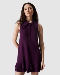 & Other Stories - Knitted Frill Mini Dress