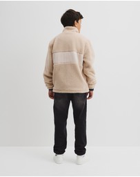 Country Road - Teen Sherpa Half Zip Sweat