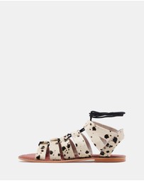 Just Because - Ishka Pony Leather Sandals