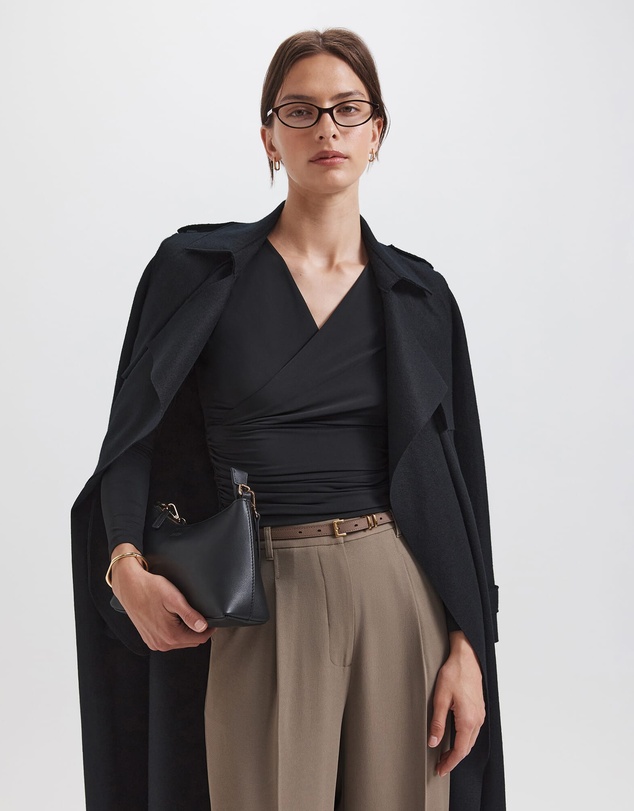 SABA - Serafina Wrap Long Sleeve Top