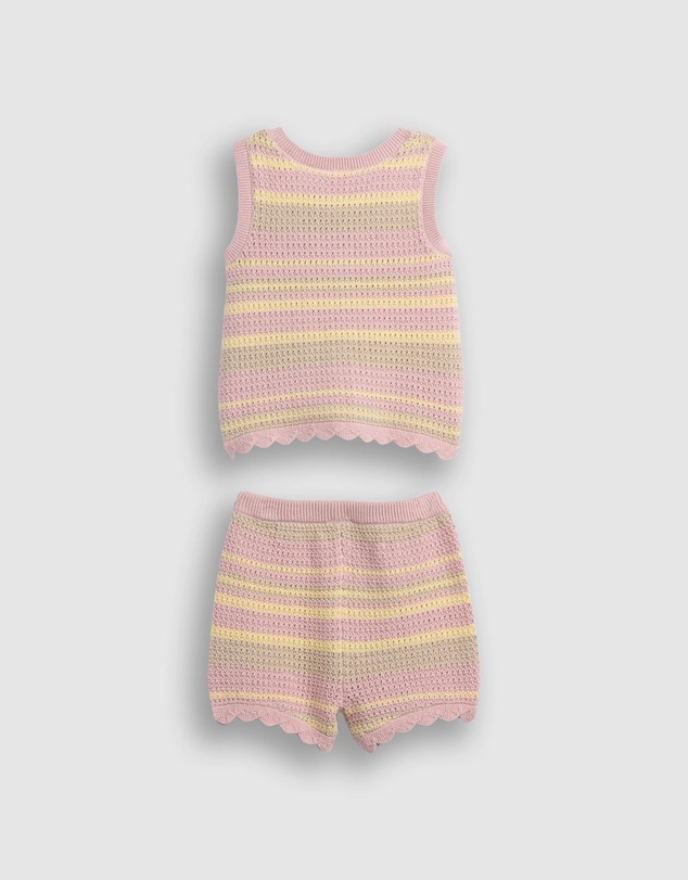GAP - Sleeveless Sweatshirt Shorts Set - Babies