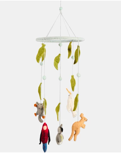 Kip&Co - Australian Friends Felted Wool Mobile - Babies