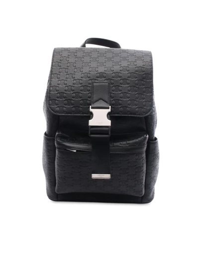 Pre-Loved by Azura Reborn - Pre-Loved Embossed Calfskin Triomphe Backpack