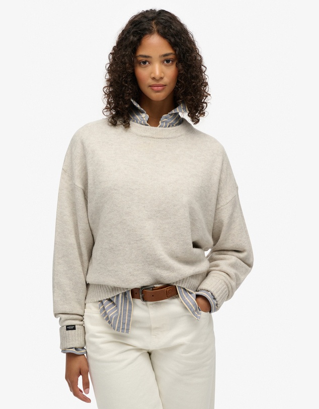 Superdry - Slouchy Crew Neck Jumper