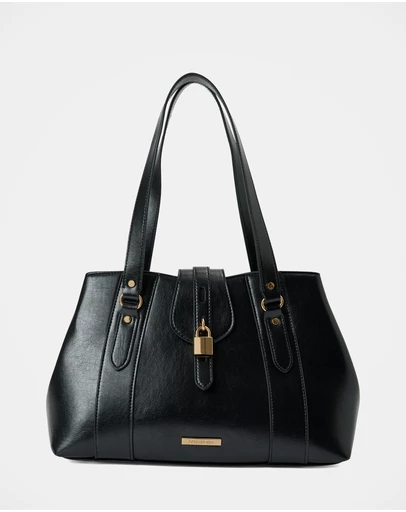 Forever New - Riley Retro Lock Tote Bag