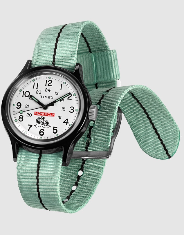 TIMEX - Timex x Monopoly MK1 36mm Fabric Strap Watch