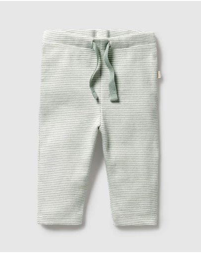 Wilson & Frenchy - Organic Stripe Rib Leggings - Babies