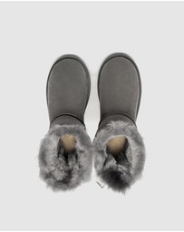 EVERAU - EverAU Ugg Mini Back Bow Sheepskin Upper UGG Boots