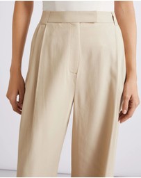 Marella - Twill Wide-Leg Trousers