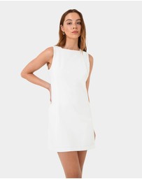 Forcast - Ava Square Neck Panel Dress