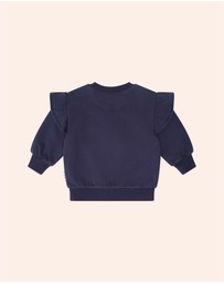 Huxbaby - Strawberry Fields Huxette Bow Sweatshirt - Babies