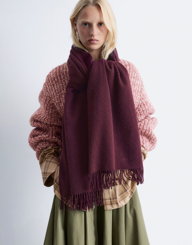 & Other Stories - Fringed Wool Blanket Scarf