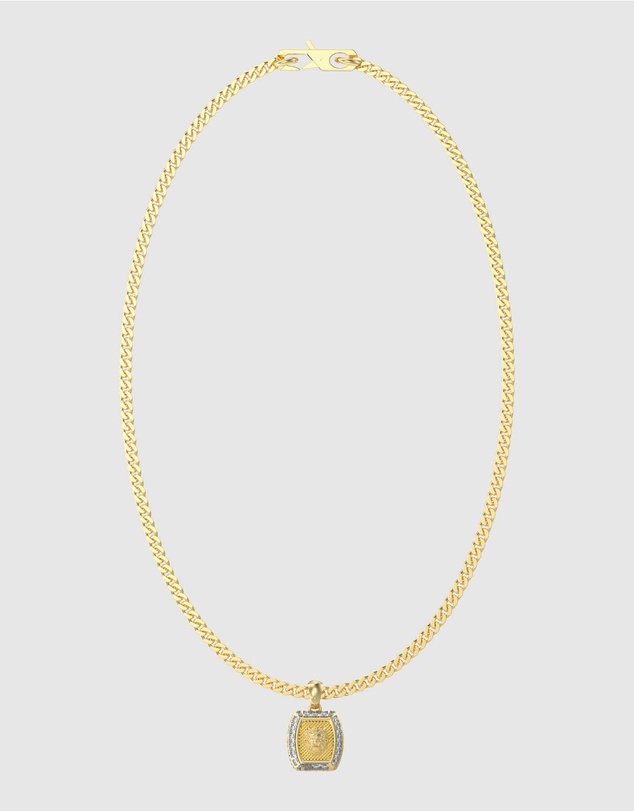 GUESS - Lion King Charm Necklace 53cm