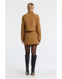 Bardot - Lorenzo Croc Vegan Suede Shirt