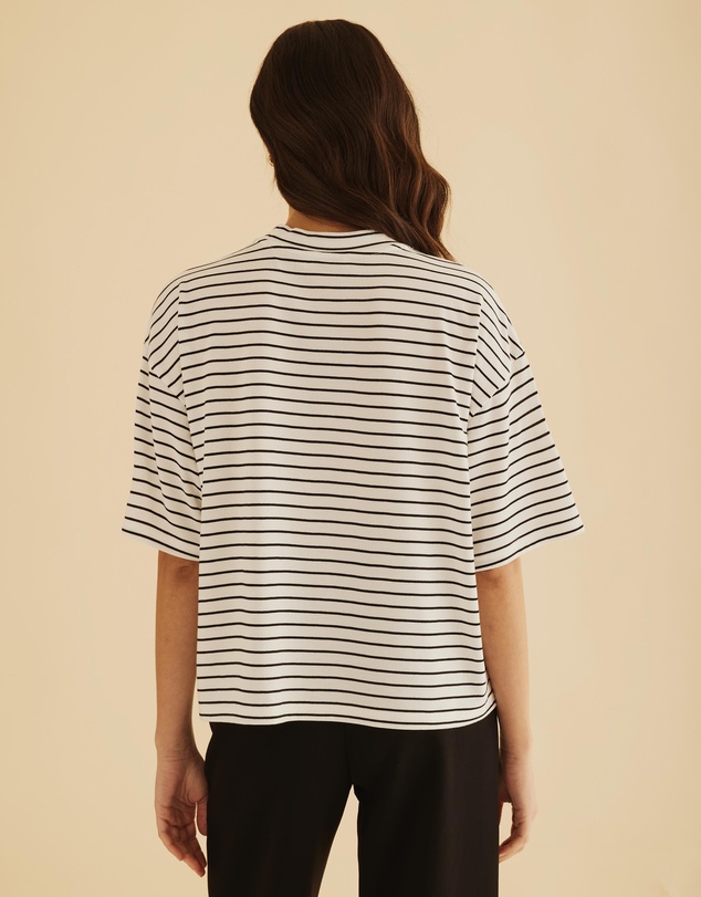 Atmos&Here - Relaxed Stripe Tee