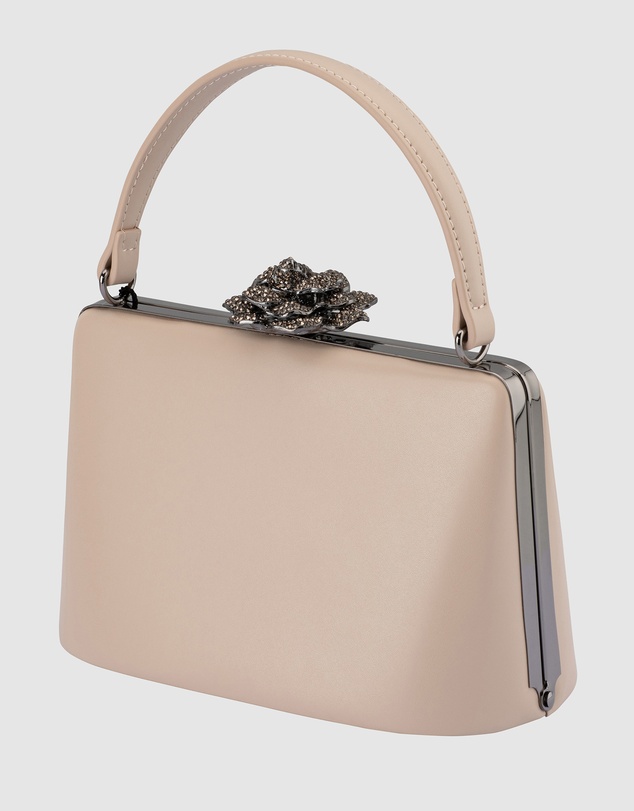 Olga Berg - Grace Embellished Frame Bag