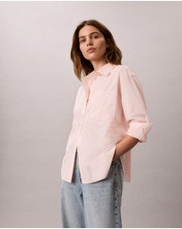Calvin Klein Jeans - Cotton Poplin Relaxed Button-Down Shirt