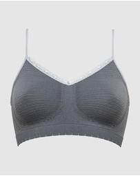Billet Doux - Zen Attitude Crop Top Style Wirefree Bralette - 2 Pack