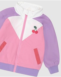 Huxbaby - Retro Cherry Spliced Windbreaker - Babies-Kids