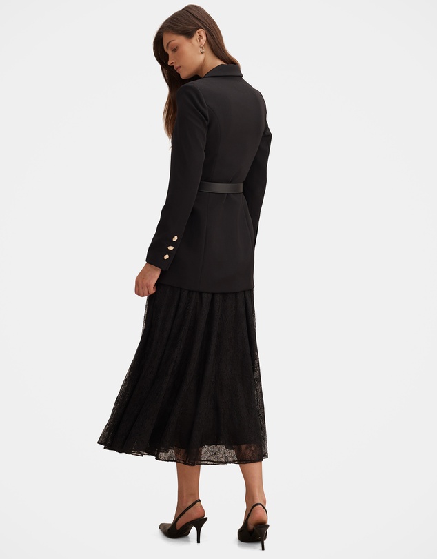 Forever New - Fallon Lined Blazer 2 in 1 Lace Dress