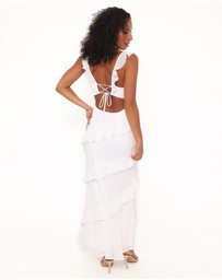 Petal & Pup - Virginia Maxi Dress - White