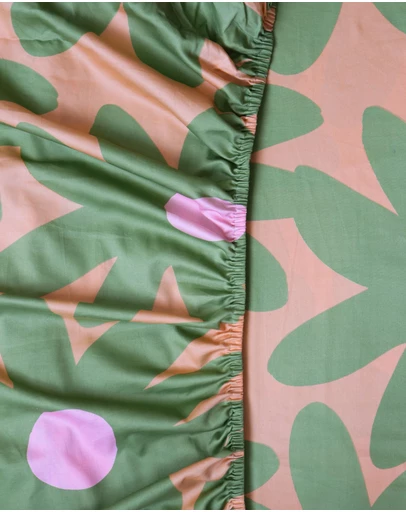 Mosey Me - Marlo Apricot Fitted Sheet