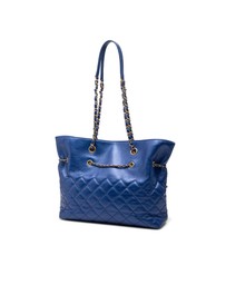 Pre-Loved by Azura Reborn - Pre-Loved CC Calfskin Front Zip Drawstring Chain Tote
