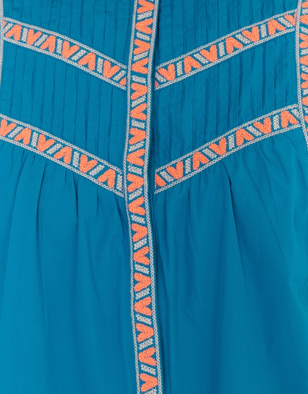 ALEXANDRA - Silas Blouse Blue Teal