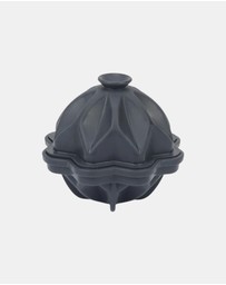 Peak - Cocktail Ice Cube Ripple Charcoal