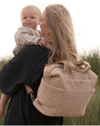 Storksak - Organic Tote Rain Drop Nappy Bag