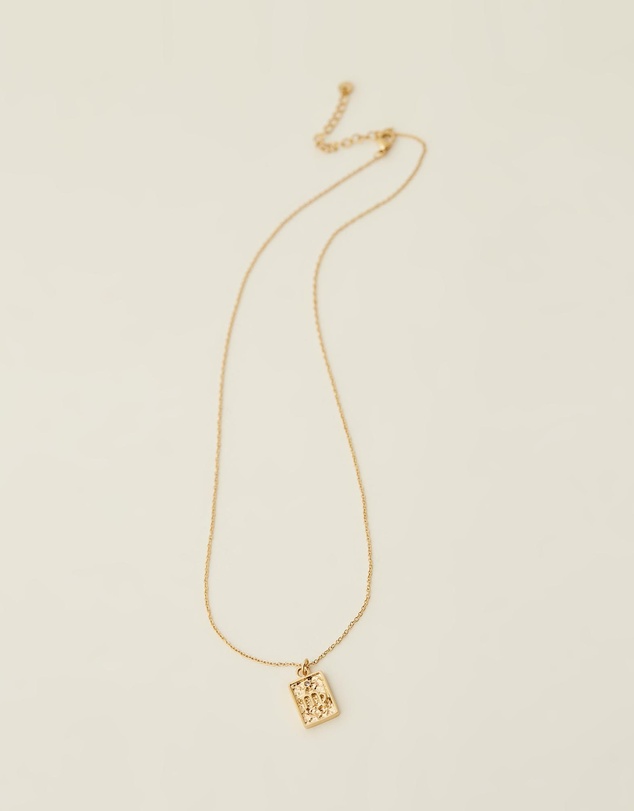 Carly Paiker - Virgo Star Sign Zodiac Tag Necklace