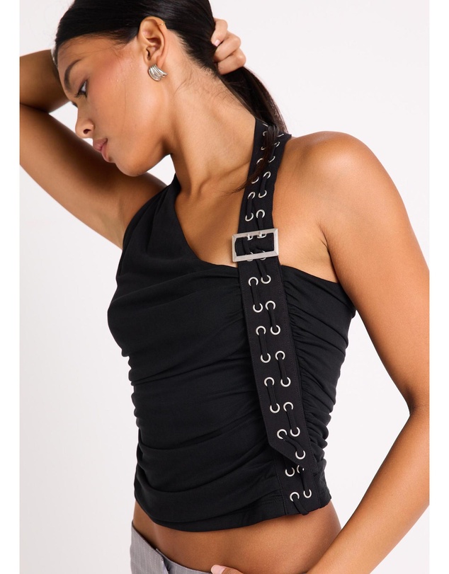Insight - Sloane Eyelet Halter Top