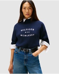 Tommy Hilfiger - Graphic Mock Neck Sweater