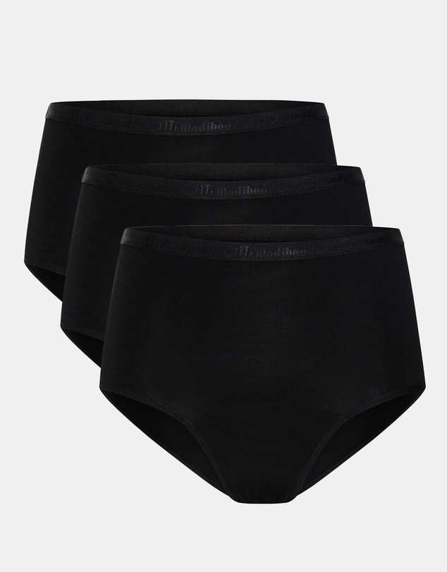 Modibodi - Classic Period Underwear Full Brief 3 Pack Light Absorbency