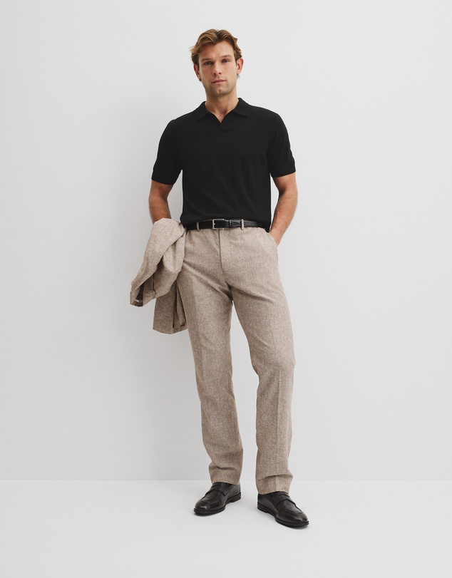 Country Road - Australian Merino Short Sleeve Trophy Knit Polo