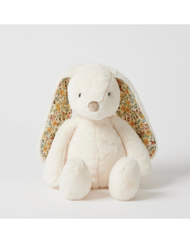 Jiggle and Giggle - Floral White Bunny Medium
