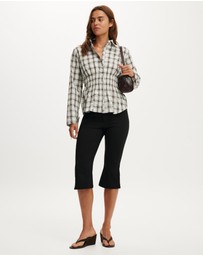 Cotton On - Gathered LS Shirt