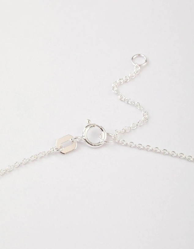 Lovisa - Sterling Silver Cubic Zirconia Stem Necklace