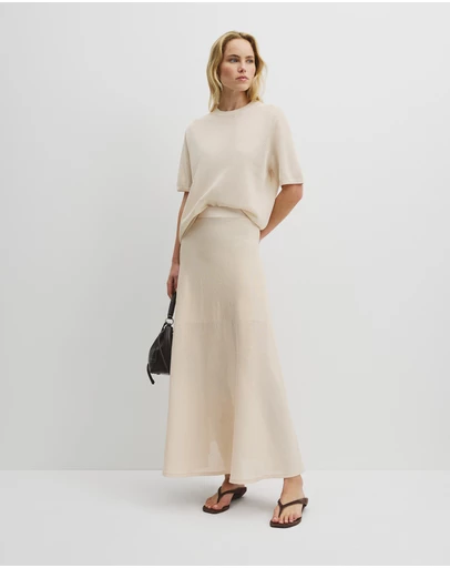 Country Road - Flared Knit Skirt