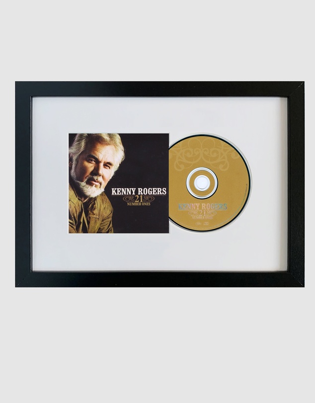 iWorld - Kenny Rogers - 21 Number Ones - CD Framed Album Art