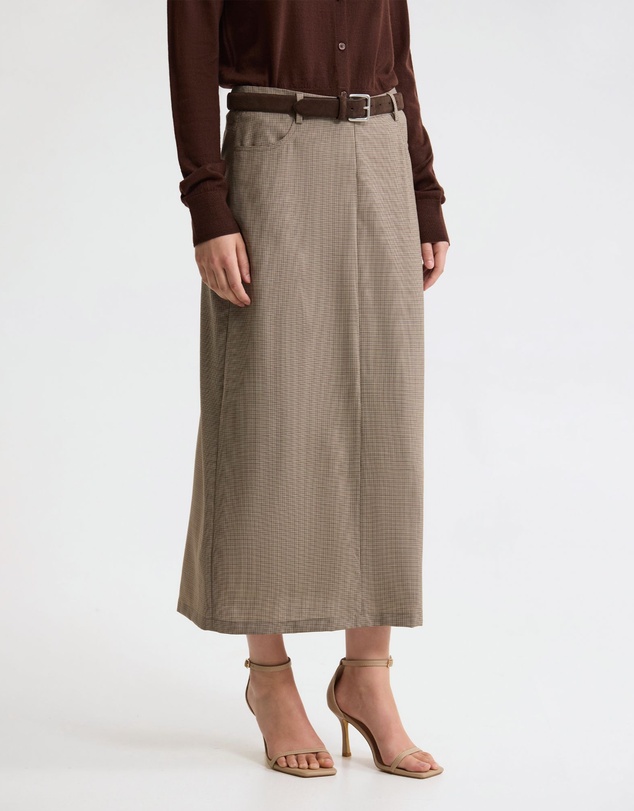 Oxford - Harper Pure Wool Column Skirt