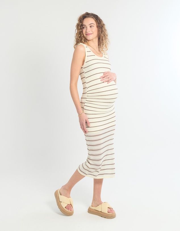 Soon Maternity - Lily Crocheted Midi Dress
