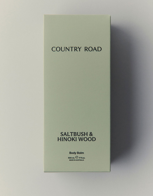 Country Road - Australian Made Saltbush & Hinoki Wood Body Balm 500ml