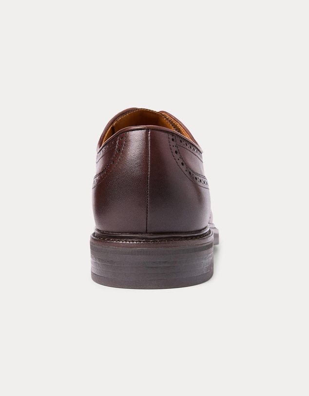 Polo Ralph Lauren - Asher Leather Wingtip Shoes - Men's