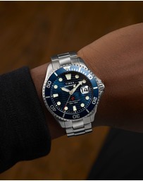 TIMEX - Deepwater Meridian 200 44mm Stainless Steel Bracelet Watch