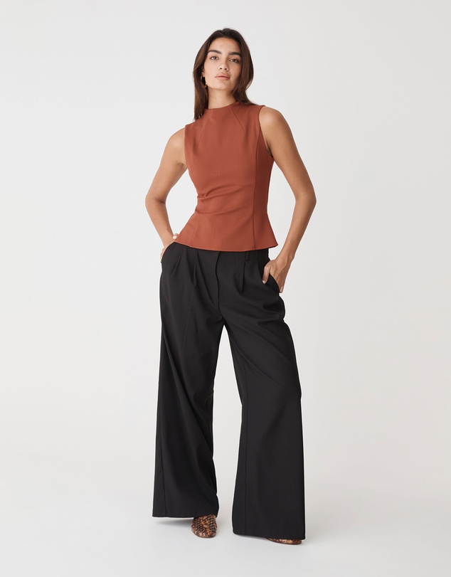 Forcast - Finnley Structured Ponte Top