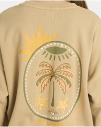 Billabong - Womens Echo Crew Neck Fleece Top